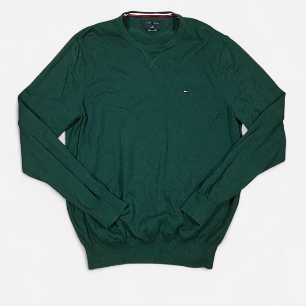 Tommy-hilfiger Men's Green Jumper